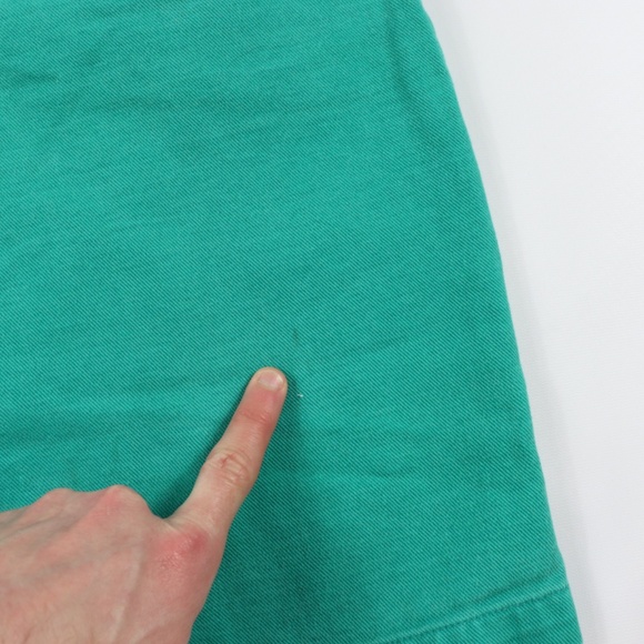 Vintage 90s Mens 36 Streetwear Denim Shorts Green - Picture 5 of 8